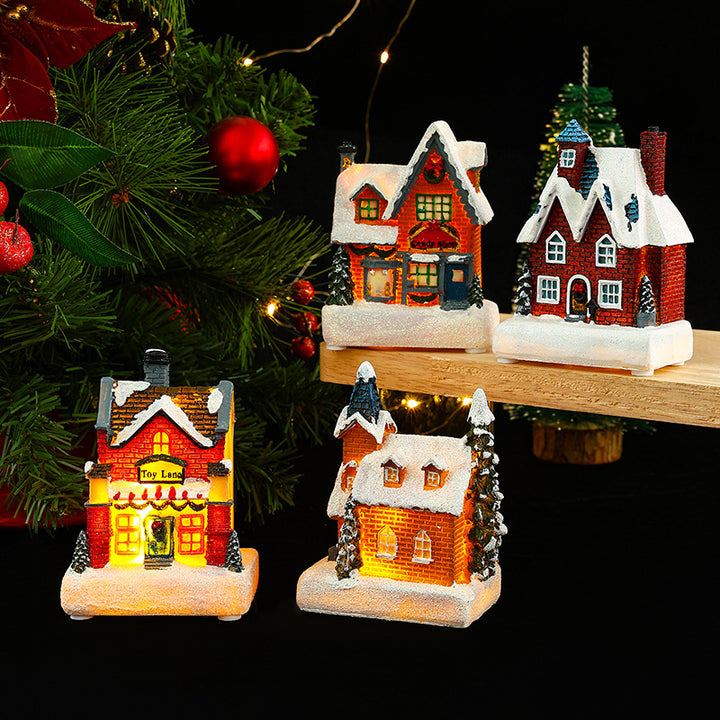 Decorative Christmas lighting with LED house design Stornfield