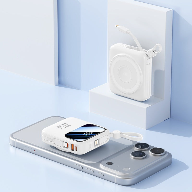 Portable power bank with innovative cable management system and fast charging function Stornfield