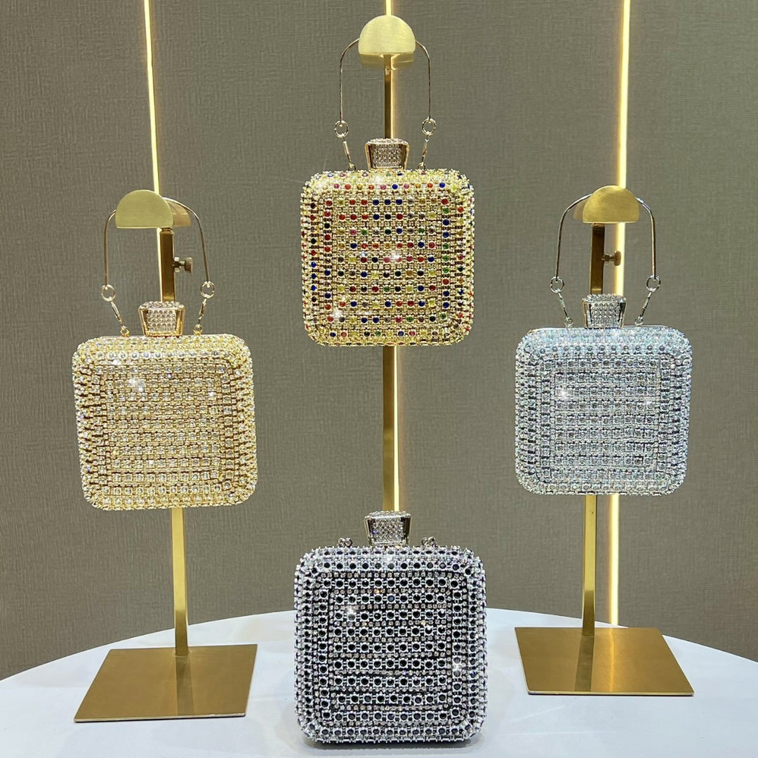 Glamorous Rhinestone-Embellished Clutch