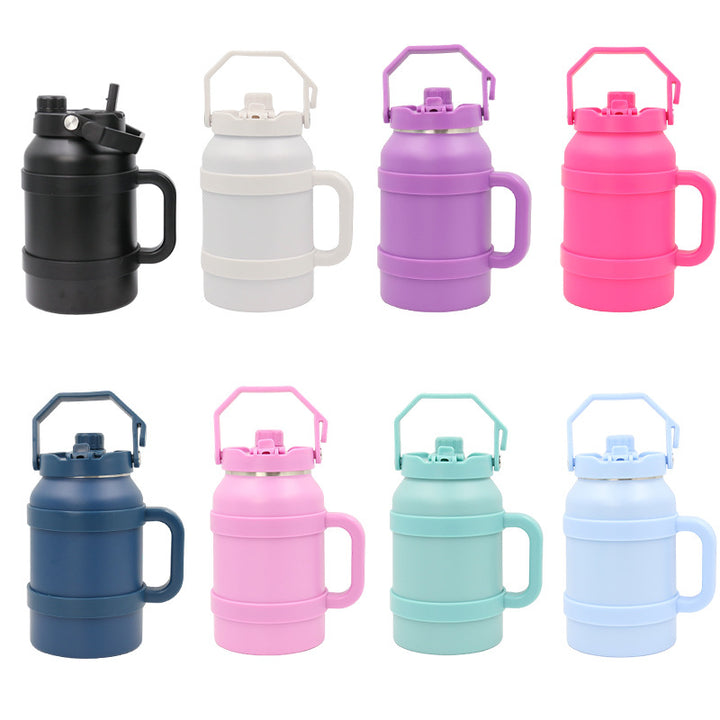 Ladies Insulated Stainless Steel Drinking Bottle with Practical Handle and Double Wall Technology Stornfield