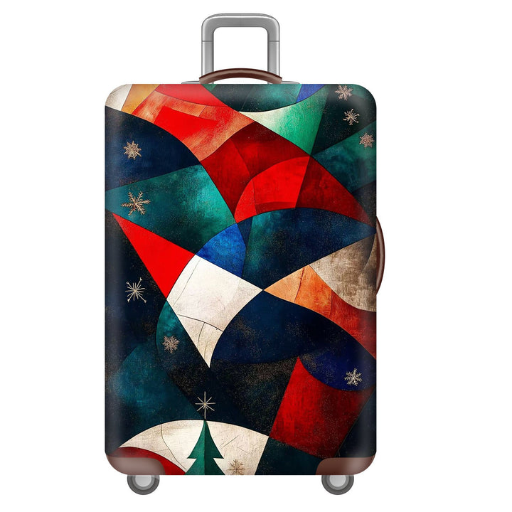 Unisex nano elastic suitcase cover with starry sky city motif, stretch protective cover for trolley luggage Stornfield