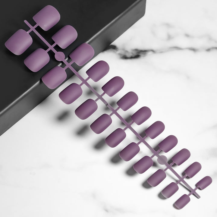 Matte Finish Press-On Nail Tips Stornfield