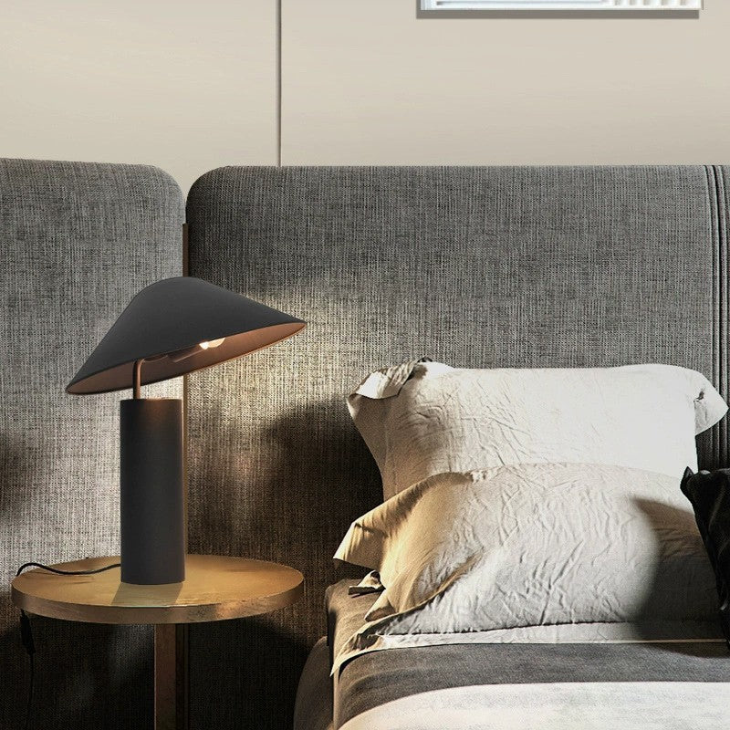 Modern Minimalist Table Lamp with Unique Shade Design