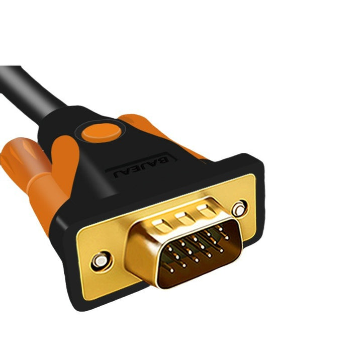 High-performance VGA cable with gold-plated connectors for optimized signal transmission Stornfield