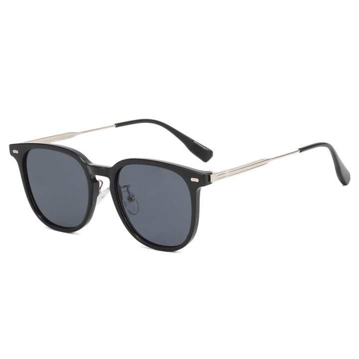 Women's clear rectangular glasses with delicate metal frame Stornfield