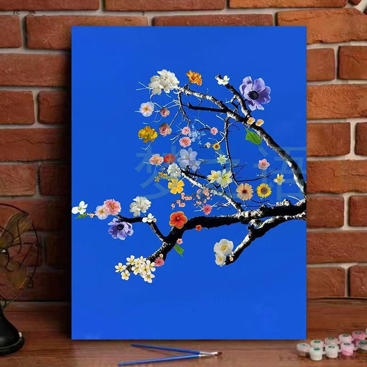 Floral Landscape Canvas Art Print Stornfield