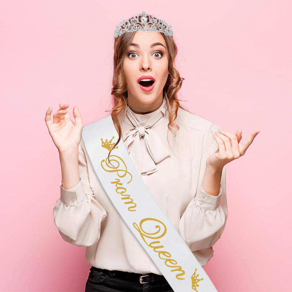 Ladies crown with festive sash set Stornfield