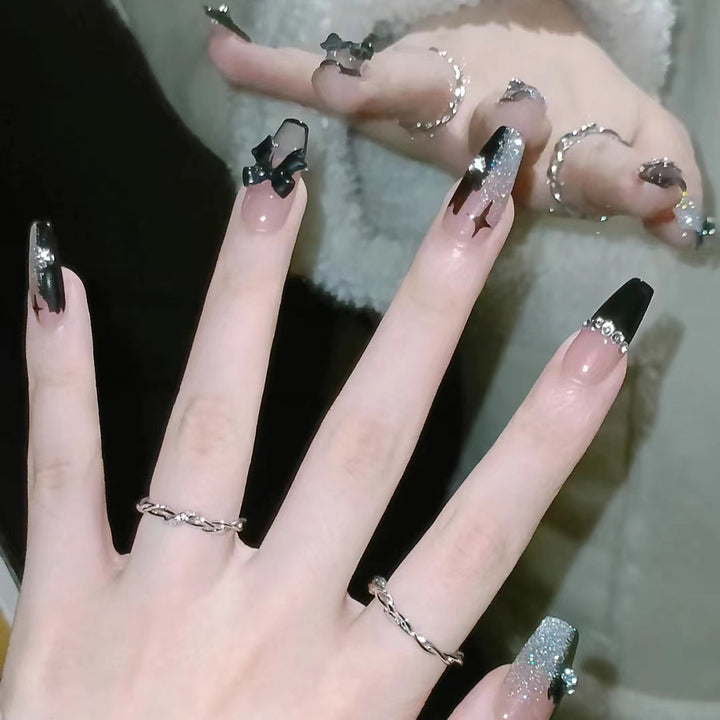 Stylish Long Coffin Nail Extensions Stornfield
