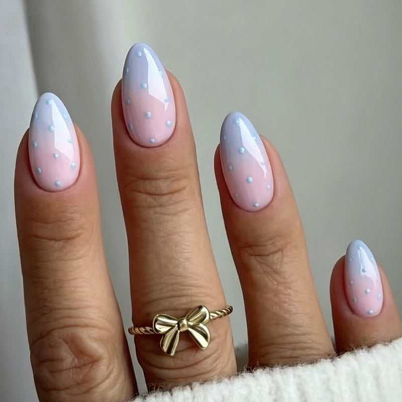 Elegant Polka Dot Long-Lasting Gel Nail Art Stornfield