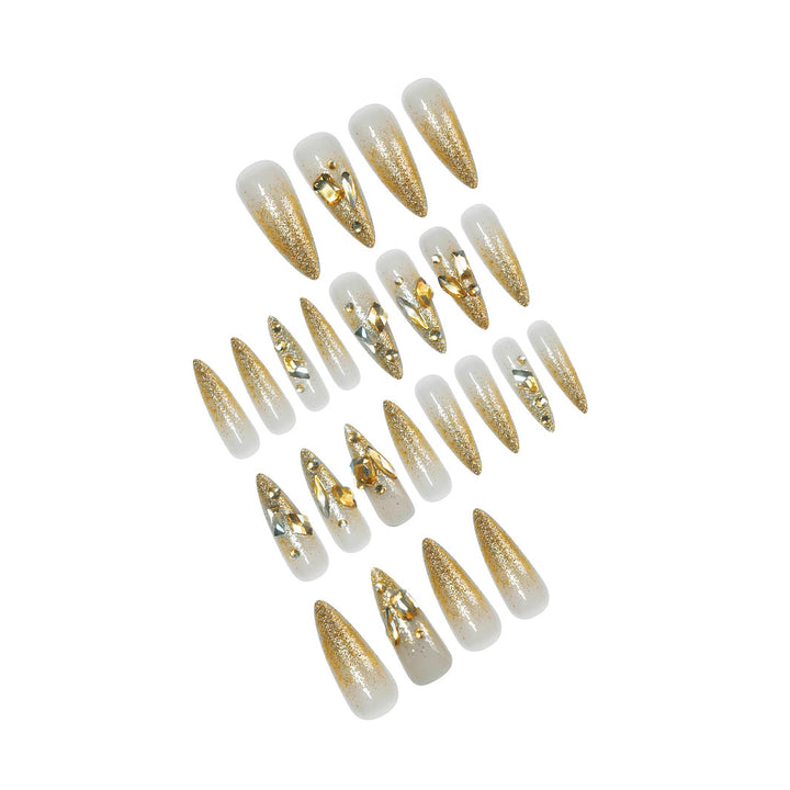Glamorous Crystal-Embellished Nail Tips Stornfield