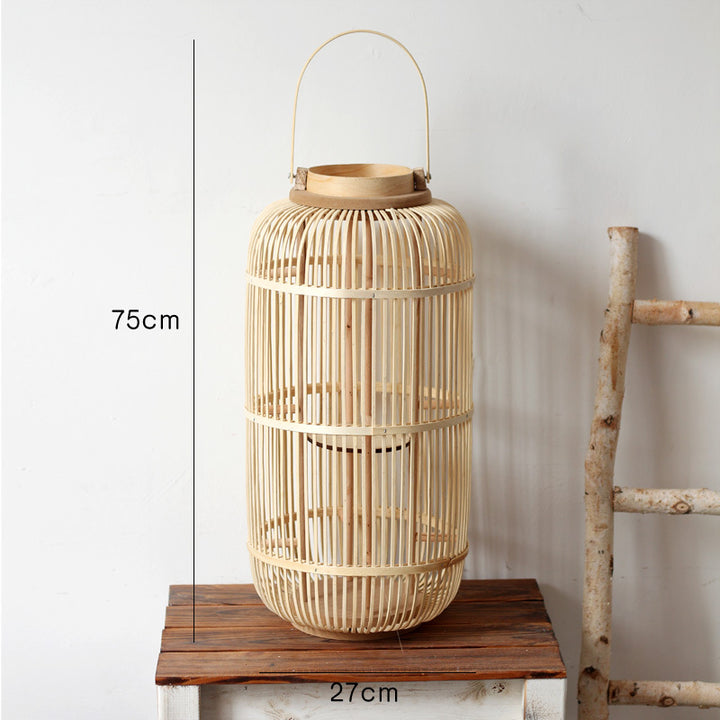 Decorative Lantern made of Rattan Stornfield