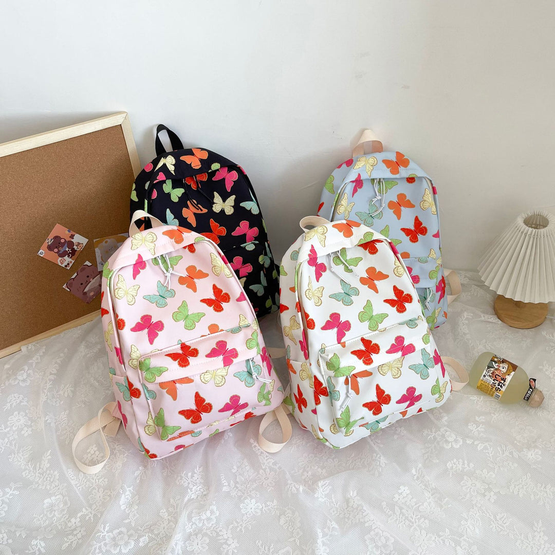 Vibrant Butterfly Patterned Backpack Stornfield