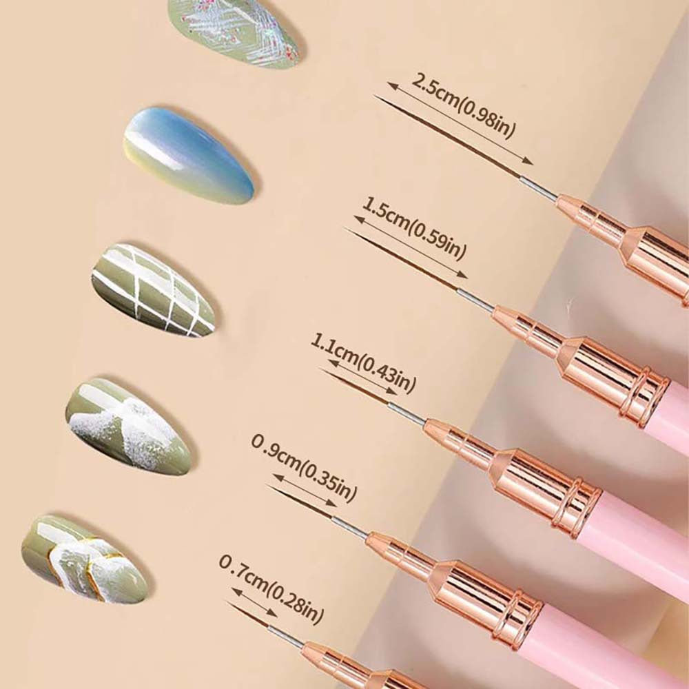 Precision Nail Art Detailing Brushes Set Stornfield