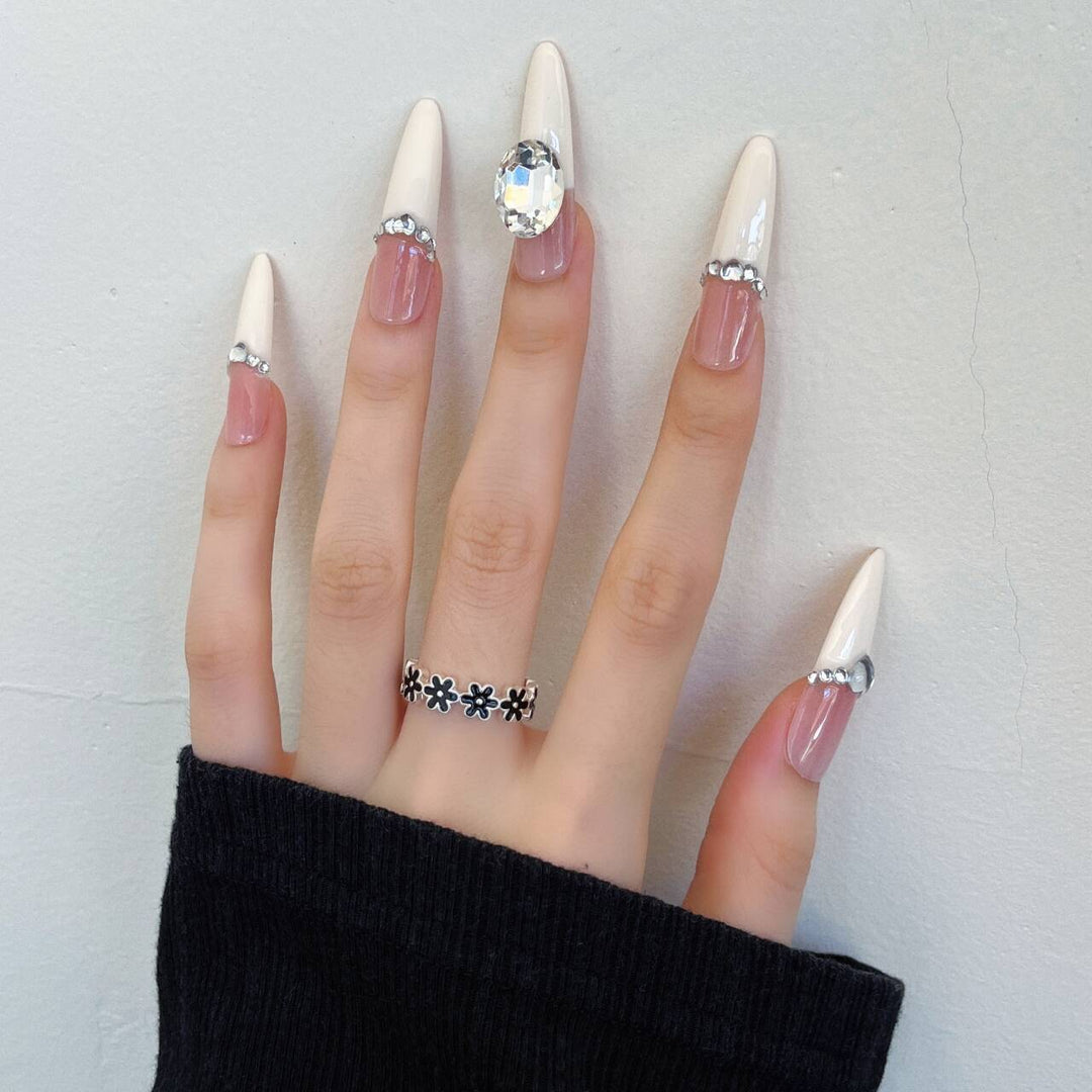 Elegant Stiletto Press-On Nail Art Stornfield