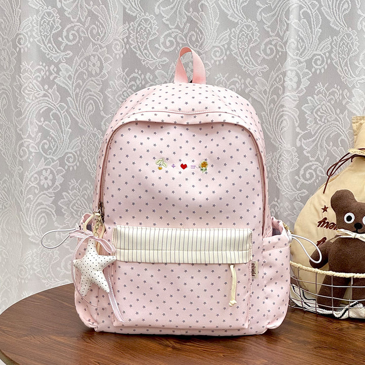 Casual Star-Printed Backpack Stornfield