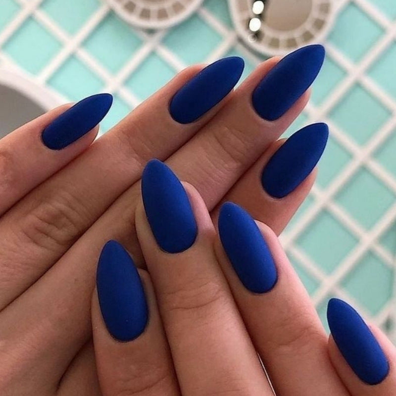 Matte Stiletto Press-On Nail Set Stornfield