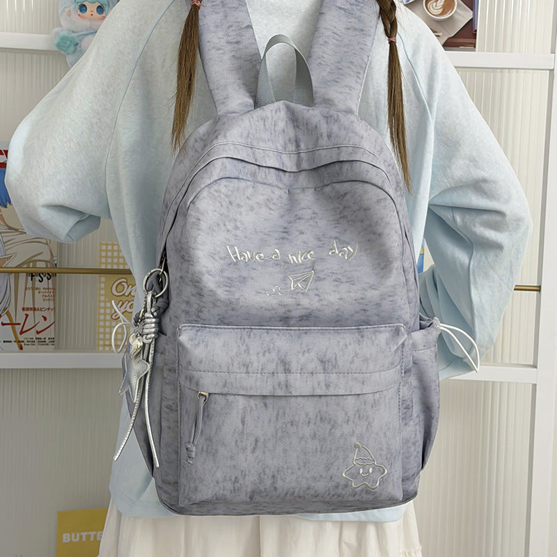 Multi-Functional Emblazoned Casual Backpack Stornfield