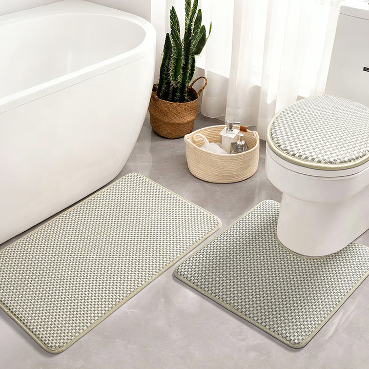 Non-Slip Bathroom Mat Set