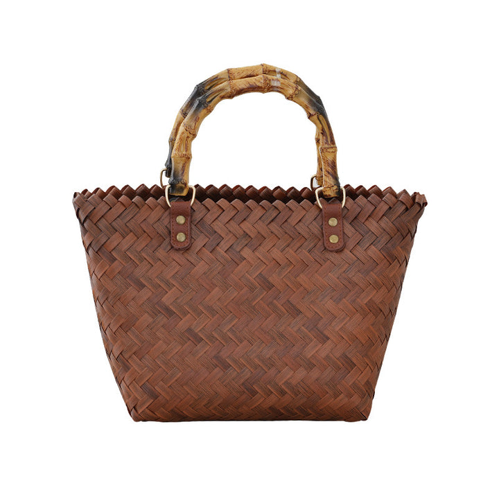 Handbag Made of Woven Bast Stornfield
