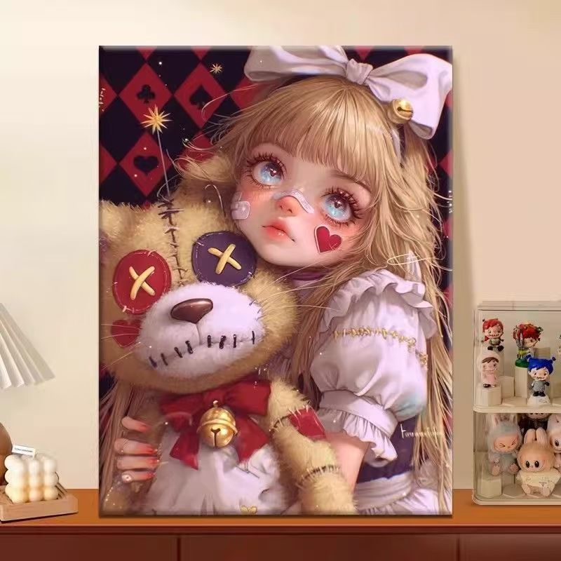 Whimsical Illustrated Fantasy Canvas Art Stornfield