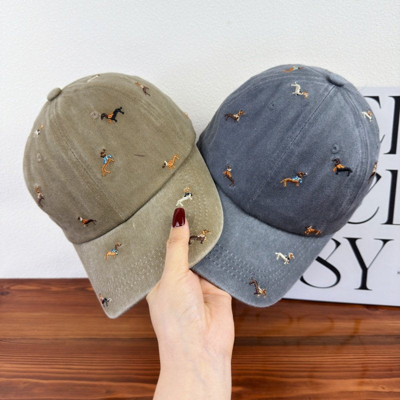 Unisex Embroidered Dog-Themed Baseball Cap Stornfield
