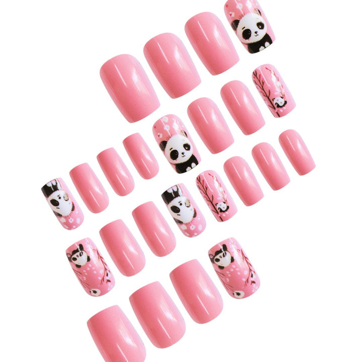 Thematic Panda Art Press-On Nail Set Stornfield
