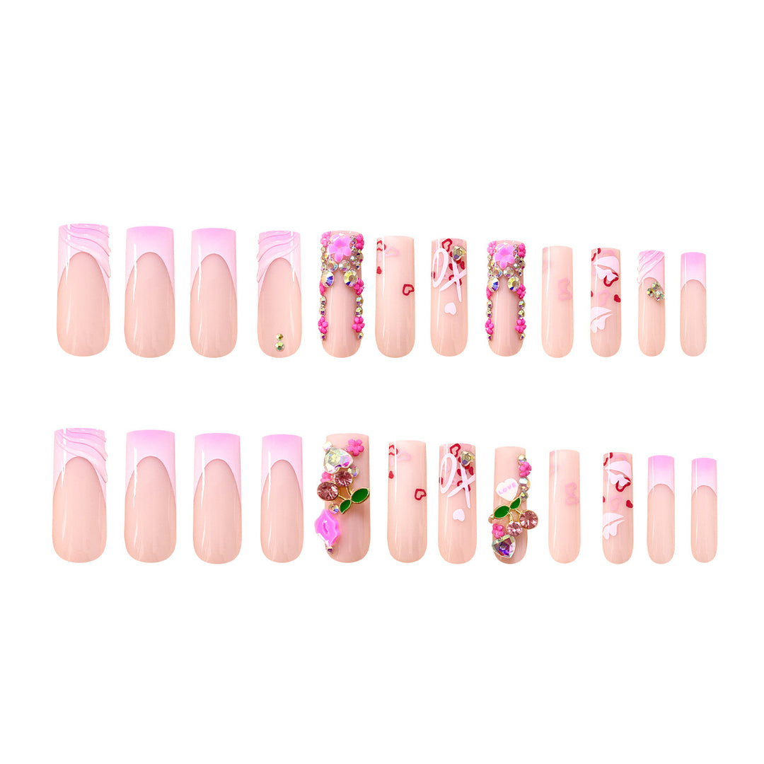 Artistic 3D nail art with glitter details Stornfield