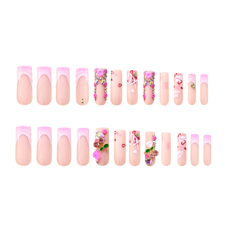 Artistic 3D nail art with glitter details Stornfield