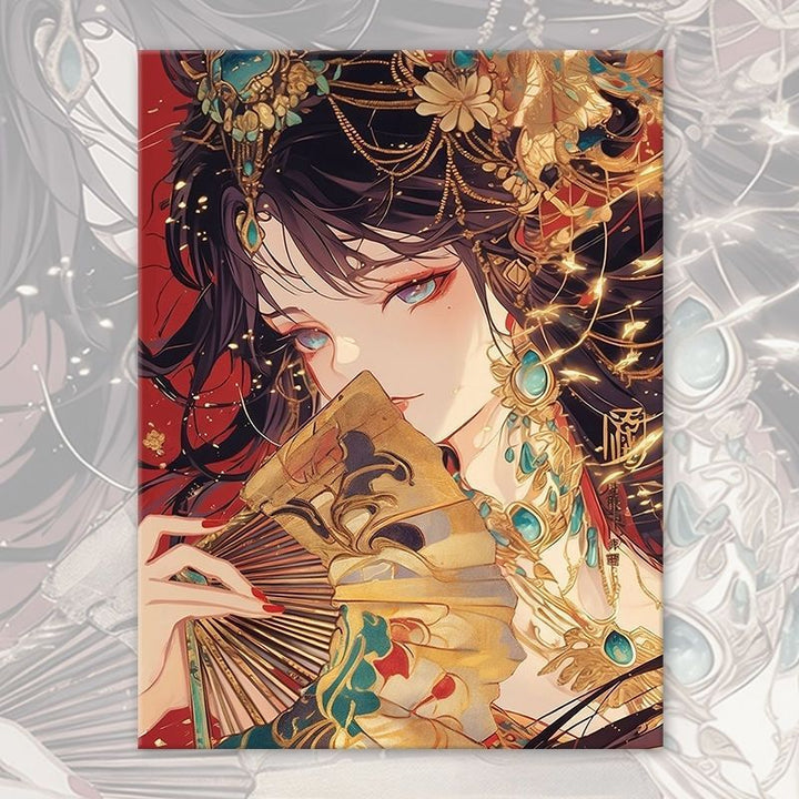 Asian-Inspired Fantasy Portrait Canvas Art Stornfield
