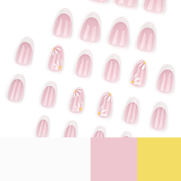Elegant Nail Art with Floral Designs Stornfield
