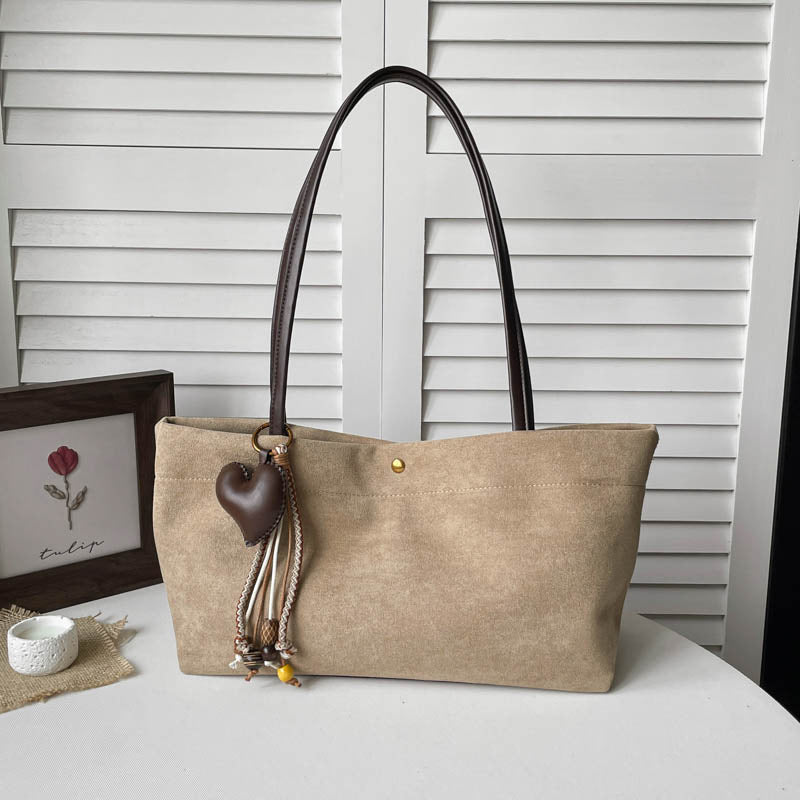 Suede Shoulder Tote Bag Stornfield