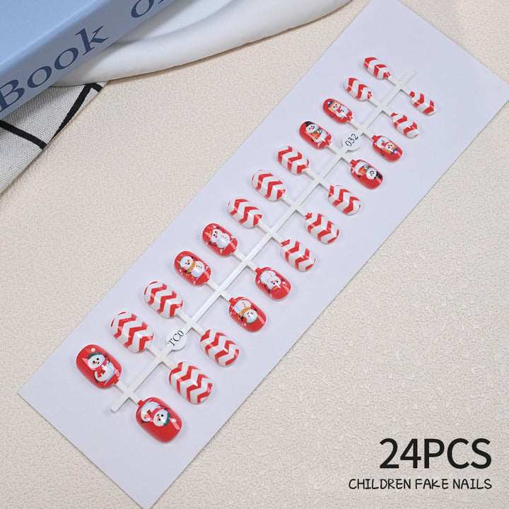 Children's Fun-Themed Press-On Nail Set Stornfield