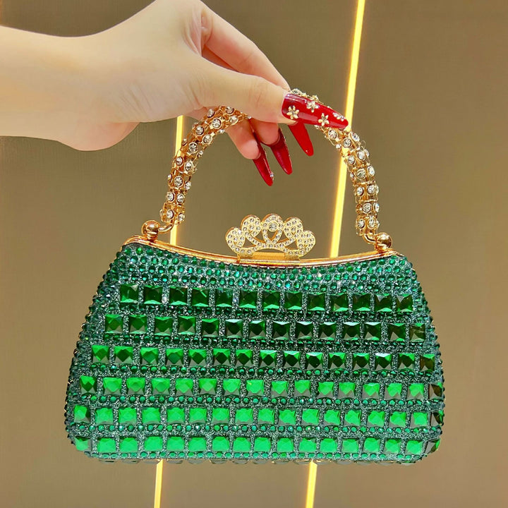 Ornate Studded Evening Handbag