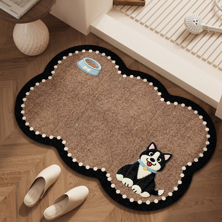 Whimsical Pet-Themed Area Rug