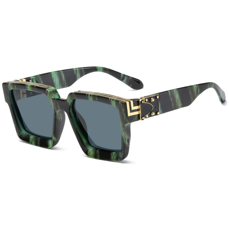Women's square designer sunglasses with striking frame Stornfield