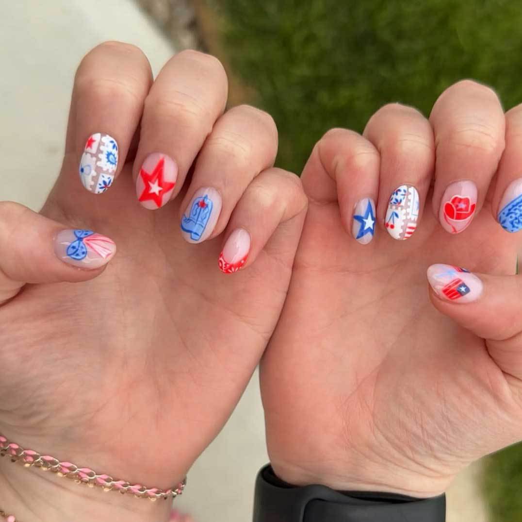 Patriotic Nail Art Kit