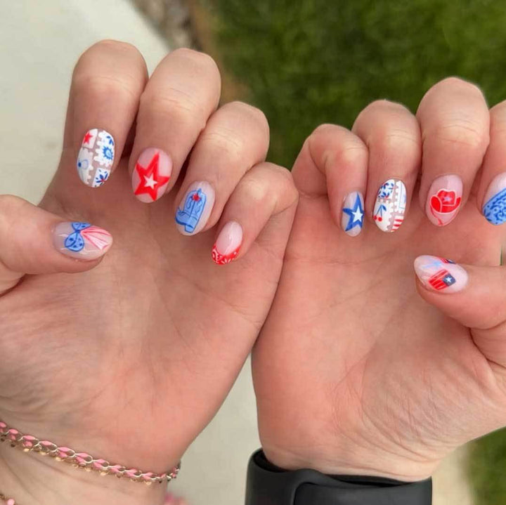 Patriotic Nail Art Kit