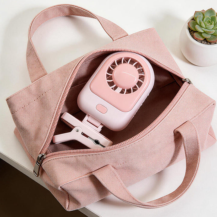 Women's Portable Clip Fan with USB Charging Option and Outstanding Flexibility Stornfield