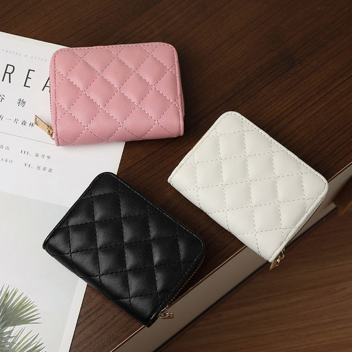 Quilted Compact Wallet