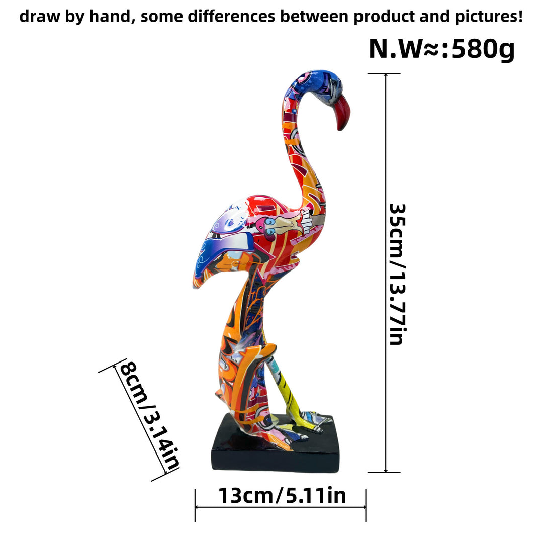 Artistically designed Flamingo sculpture Stornfield