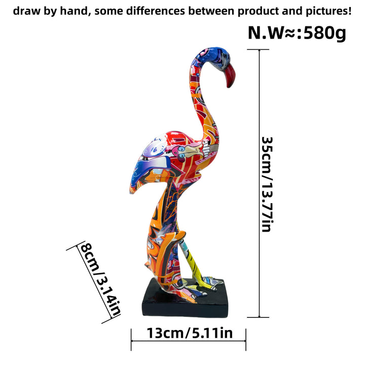Artistically designed Flamingo sculpture Stornfield