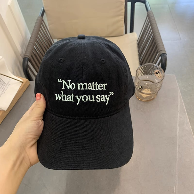 Women's Embroidered Motivational Phrase Baseball Cap Stornfield