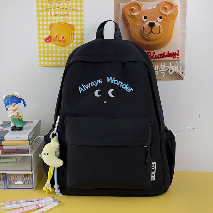 Playful Illustrated Character Backpack Stornfield