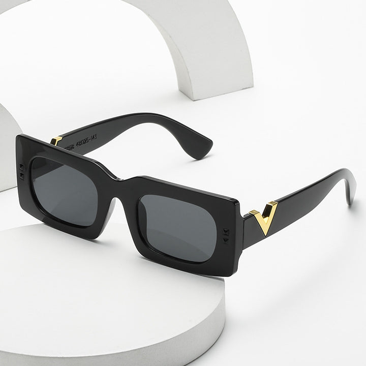 Women's oversized sunglasses with animal print Stornfield