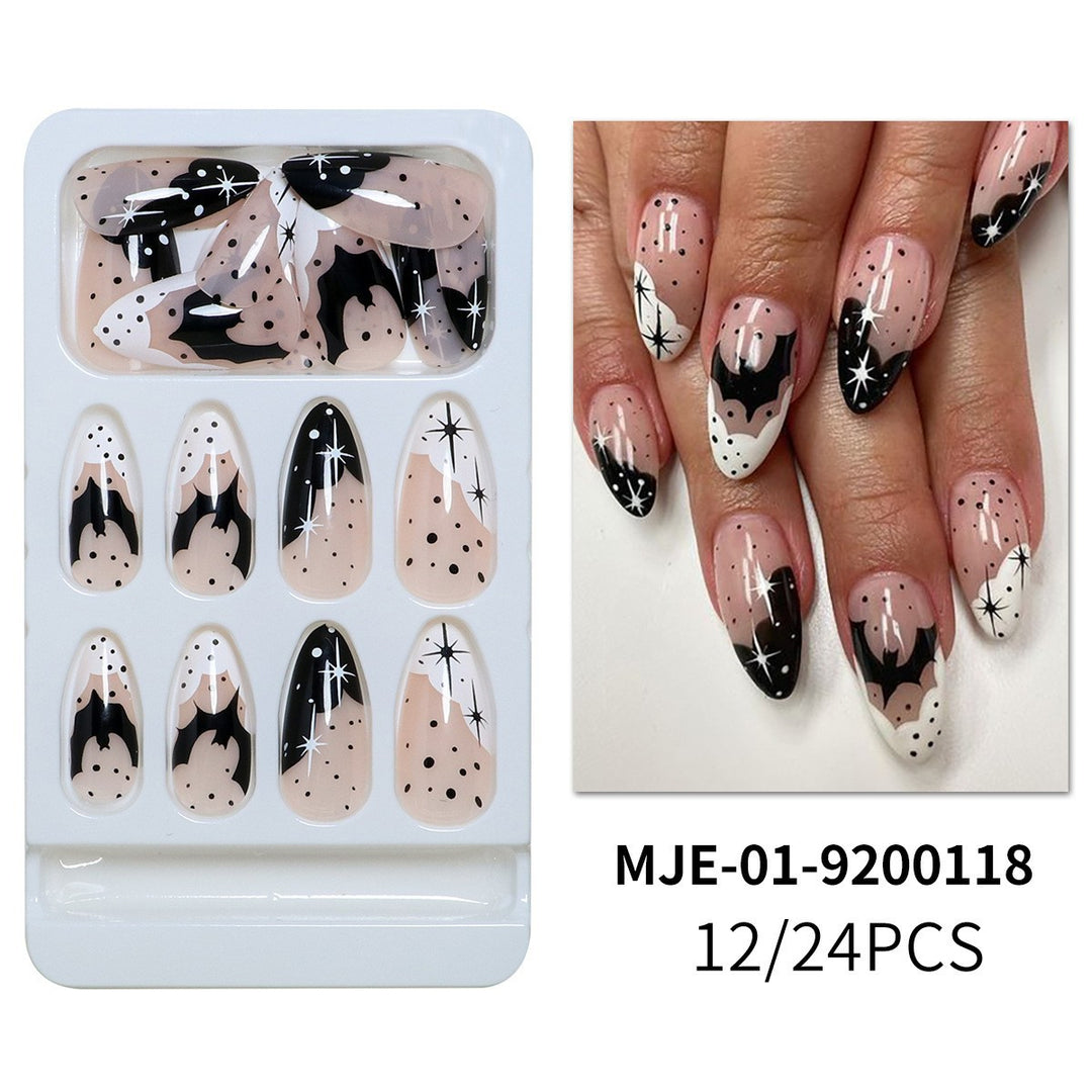 Artistic Abstract Press-On Nail Set Stornfield
