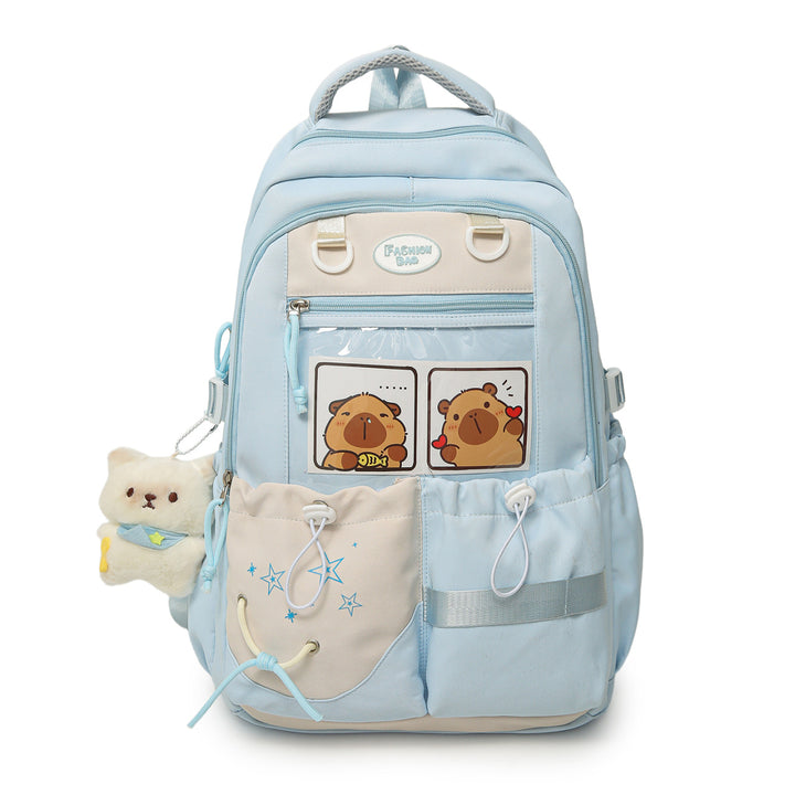 Cartoon Character Print School Backpack Stornfield