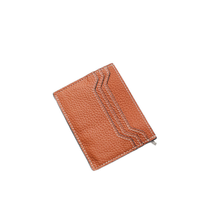 Textured Leather Card Holder