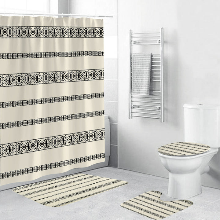 Chevron Pattern Bathroom Set Stornfield