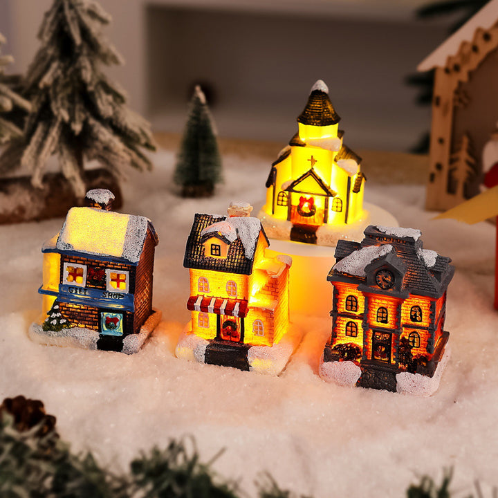 Illuminated Christmas tree decoration figure Stornfield