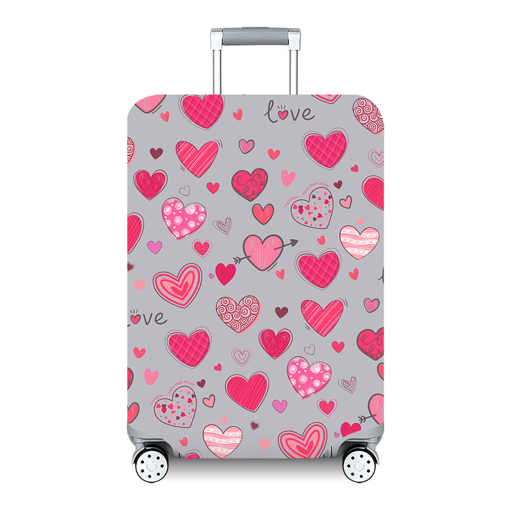 Women's Hard Shell Travel Suitcase with Custom Statement Design Stornfield
